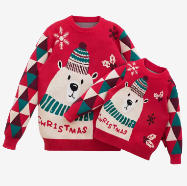 Matching Polar Bear Sweater