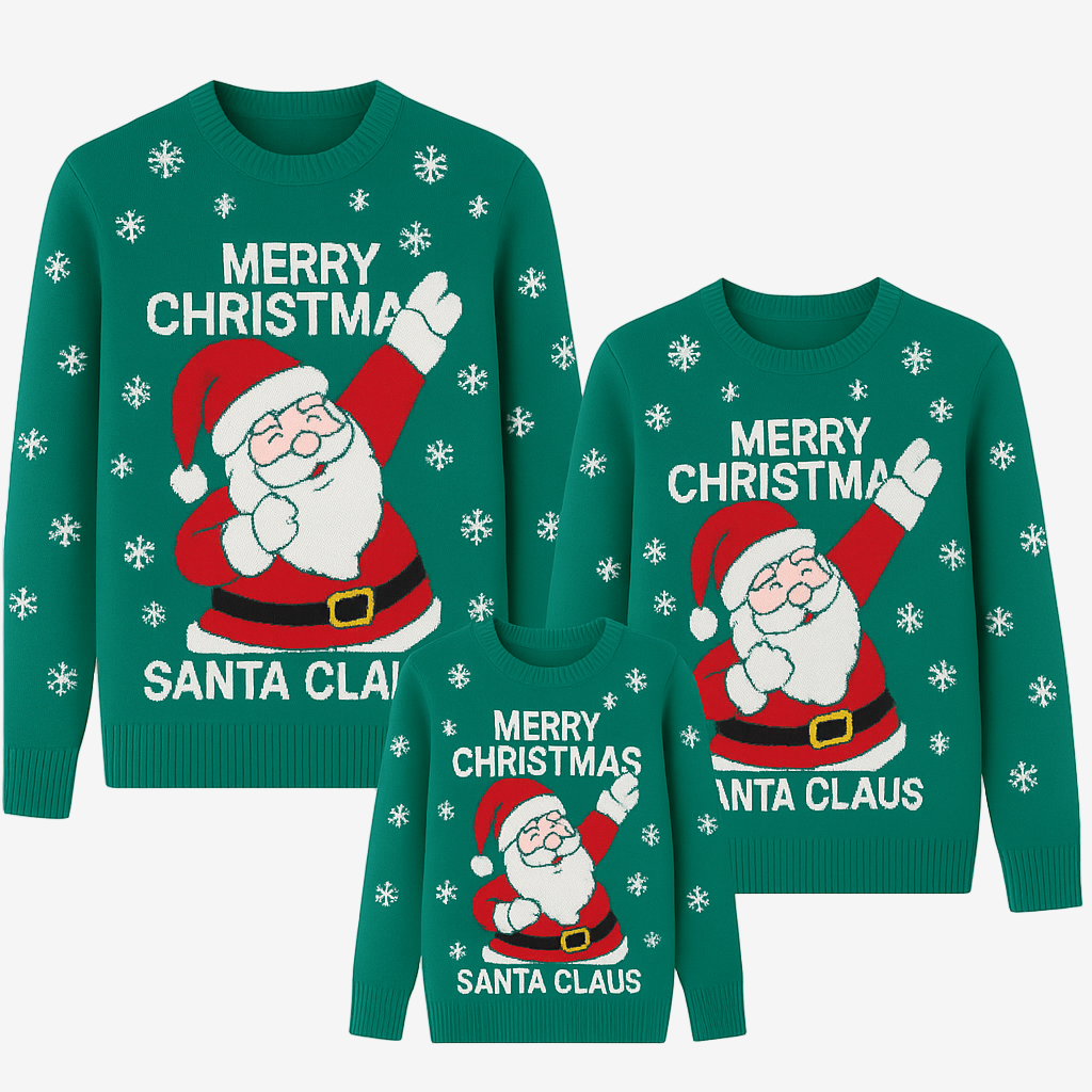 Family Santa Christmas Sweaters