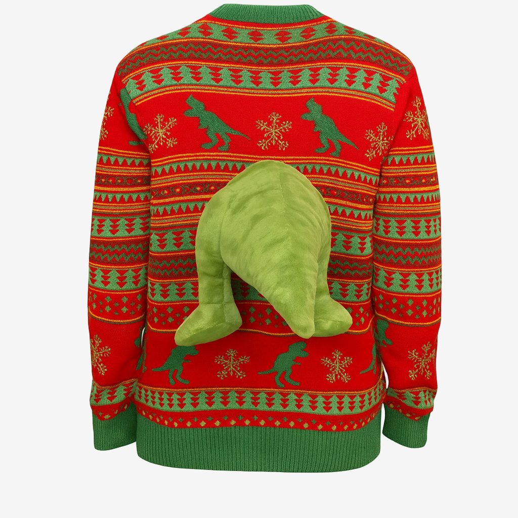 3D Dinosaur Sweater