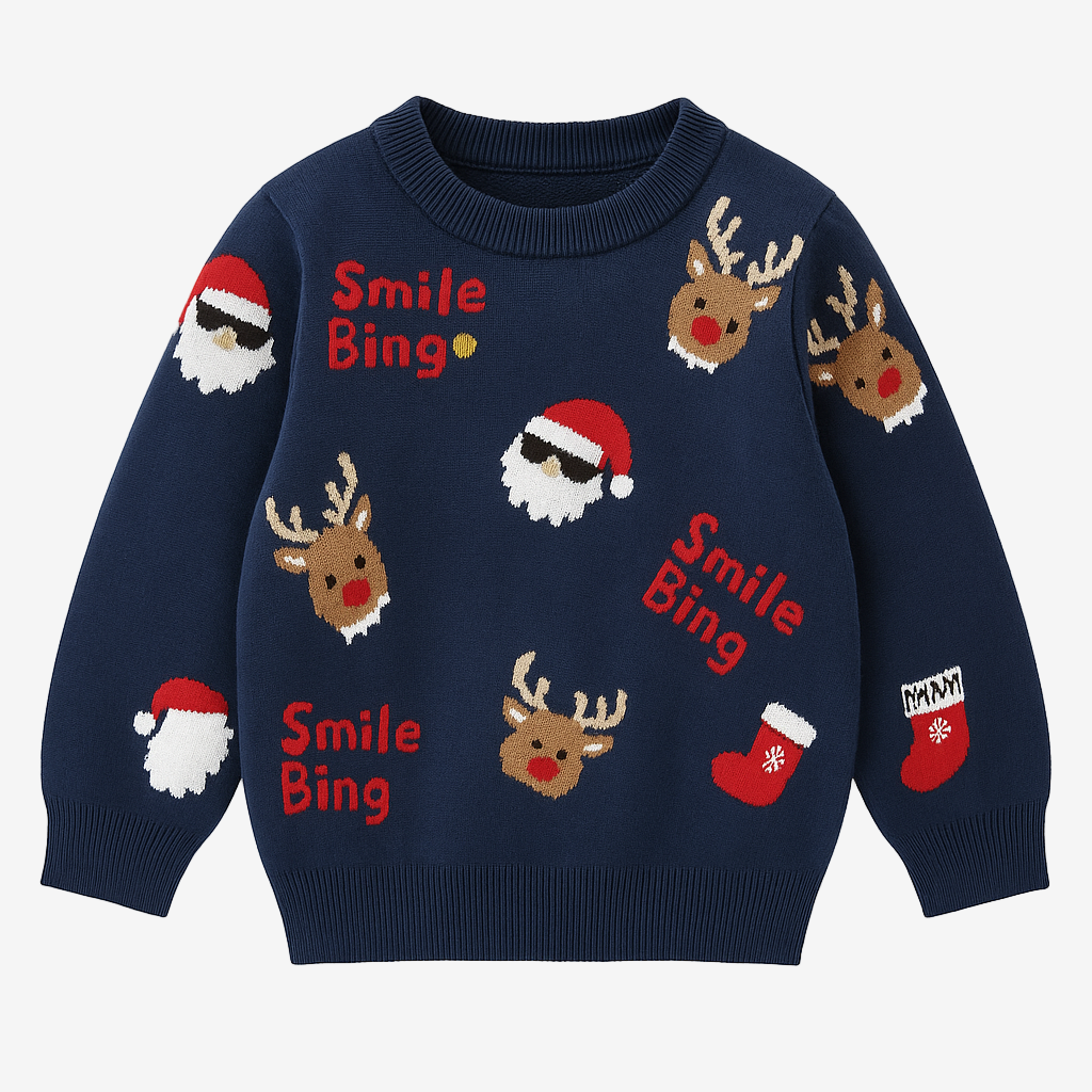 Santas's Playful Night Sweater