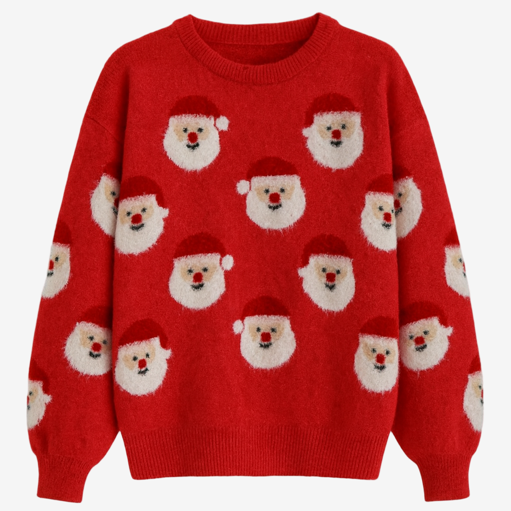 Snowfall Santa Sweater