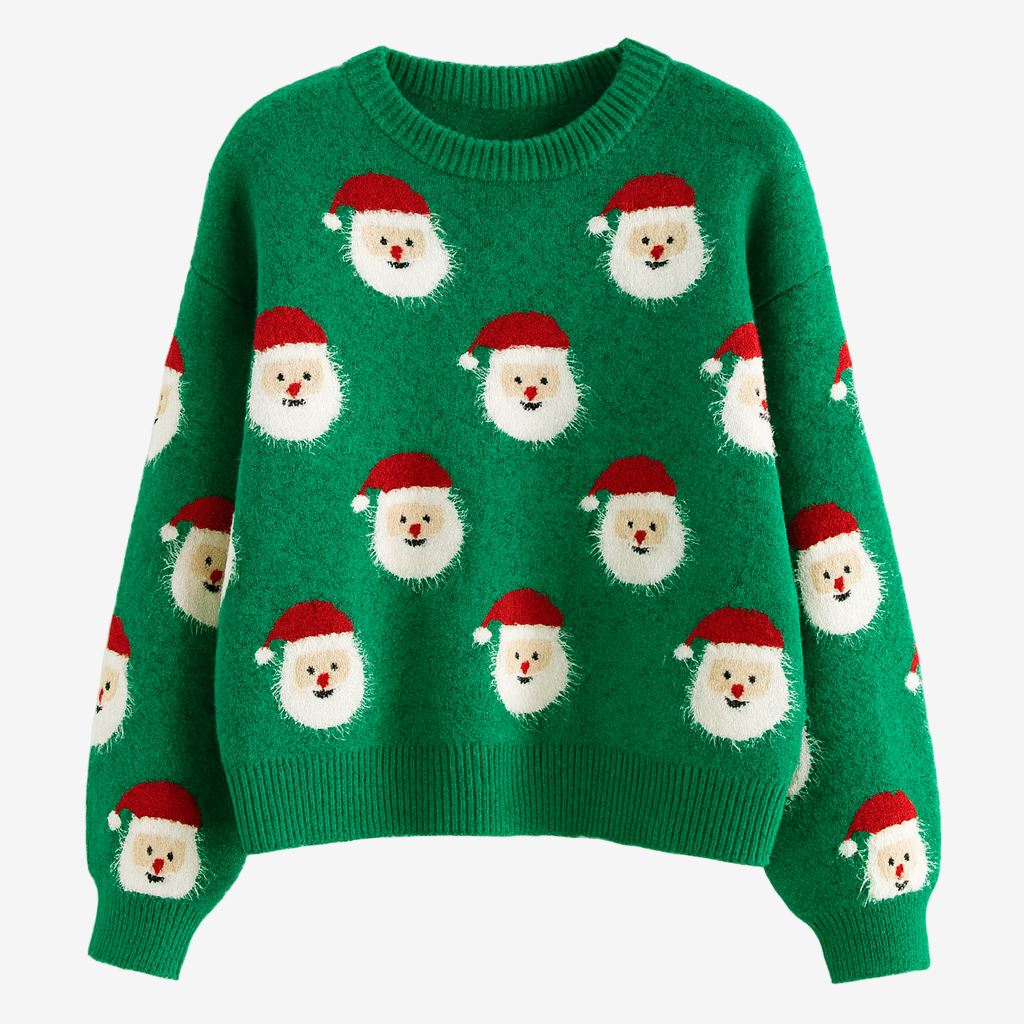 Snowfall Santa Sweater