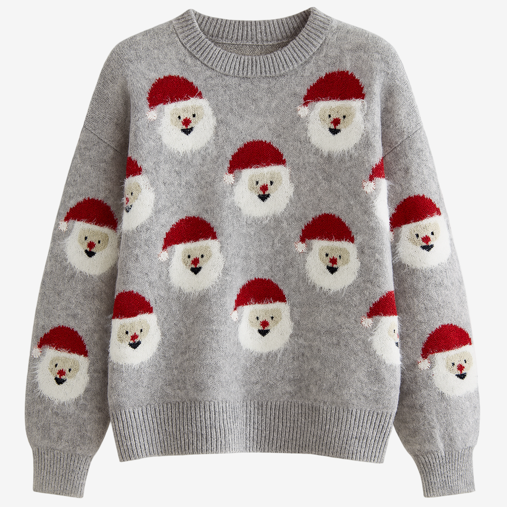 Snowfall Santa Sweater