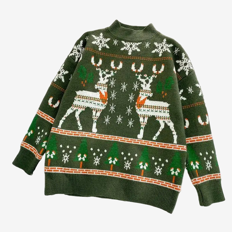 Starry Reindeer Sweater