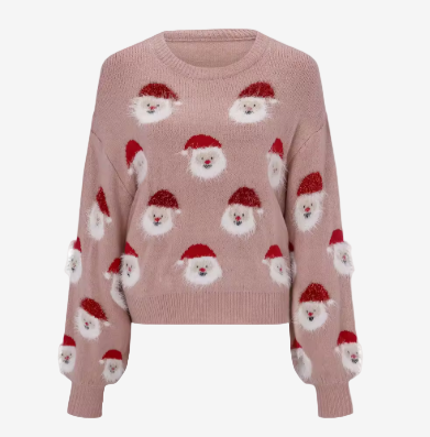 Snowfall Santa Sweater