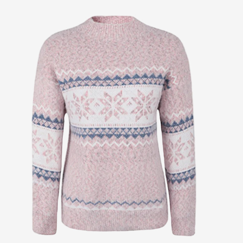 Pink Nordic Sweater