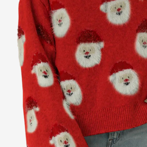 Snowfall Santa Sweater
