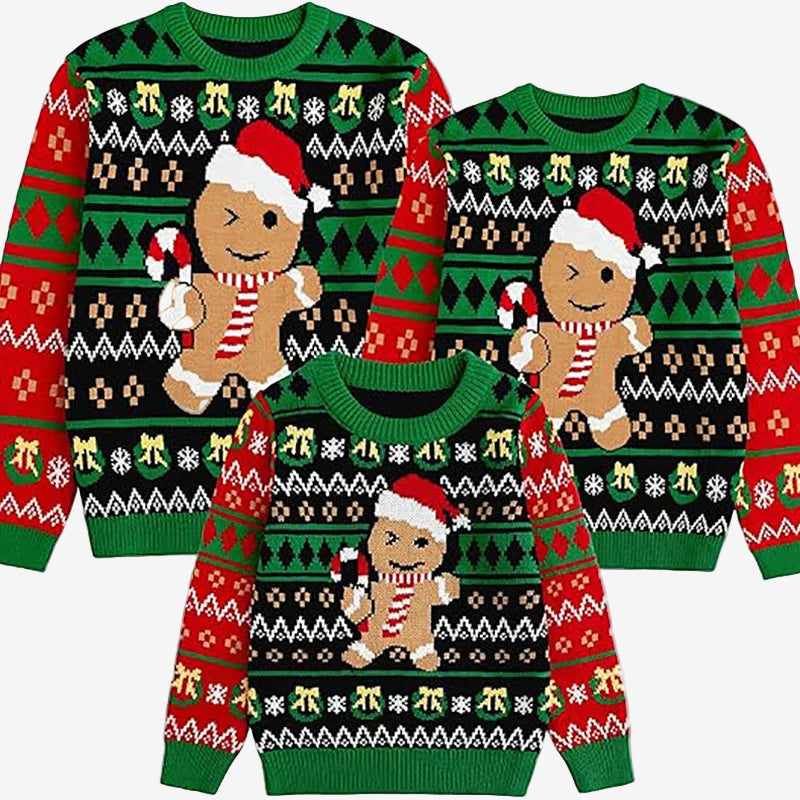 Family Gingerbread Sweater