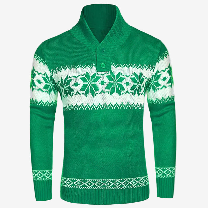 Snowflake Shawl Sweater