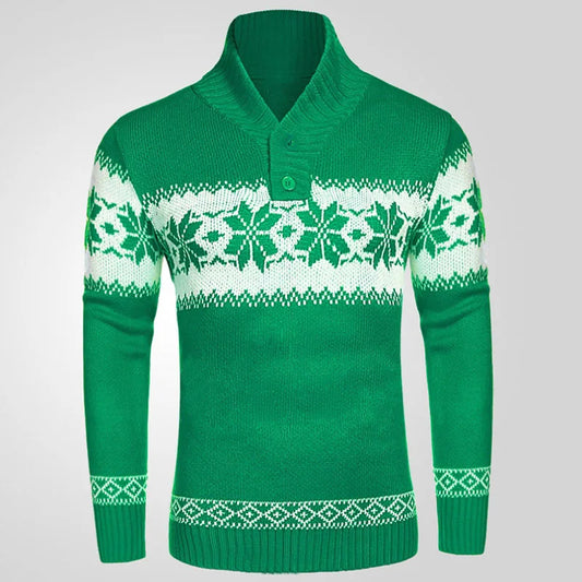 Snowflake Shawl Sweater