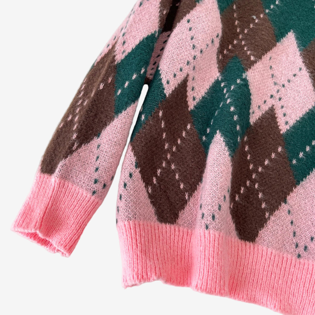 Retro Argyle Sweater