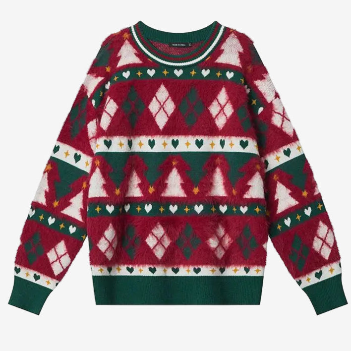 Merry Argyle Sweater