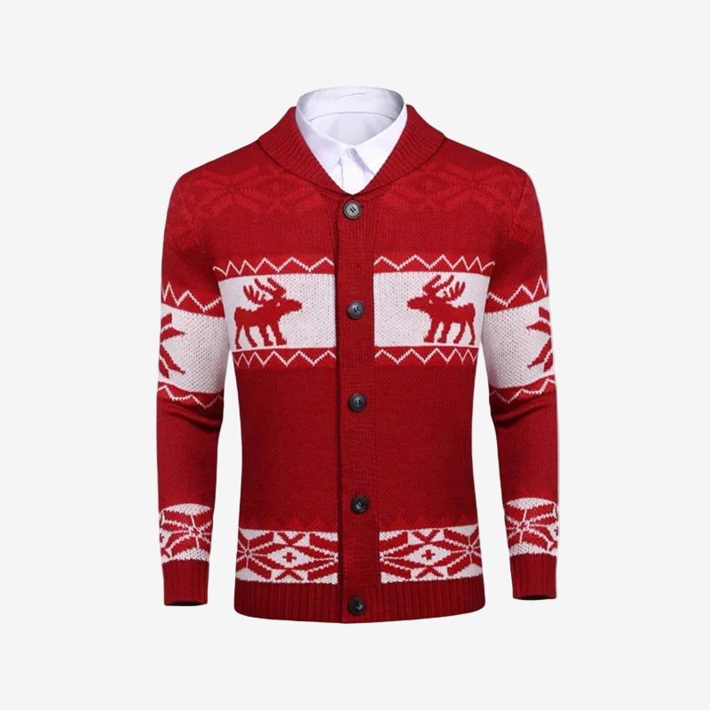 Merry Elk Cardigan