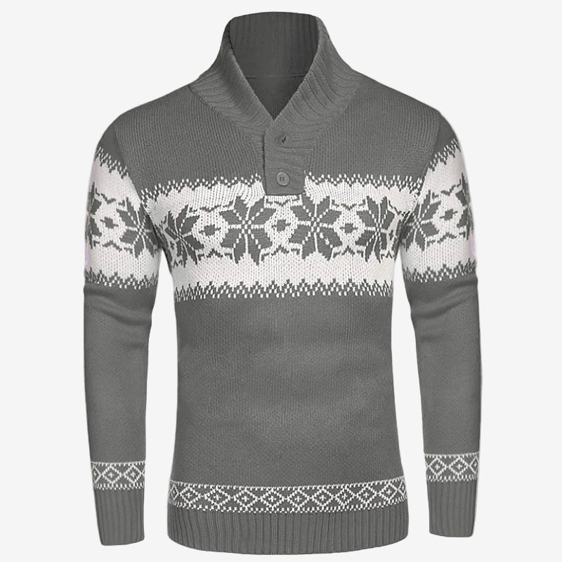 Snowflake Shawl Sweater