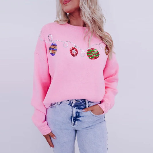 Shiny Baubles Pullover