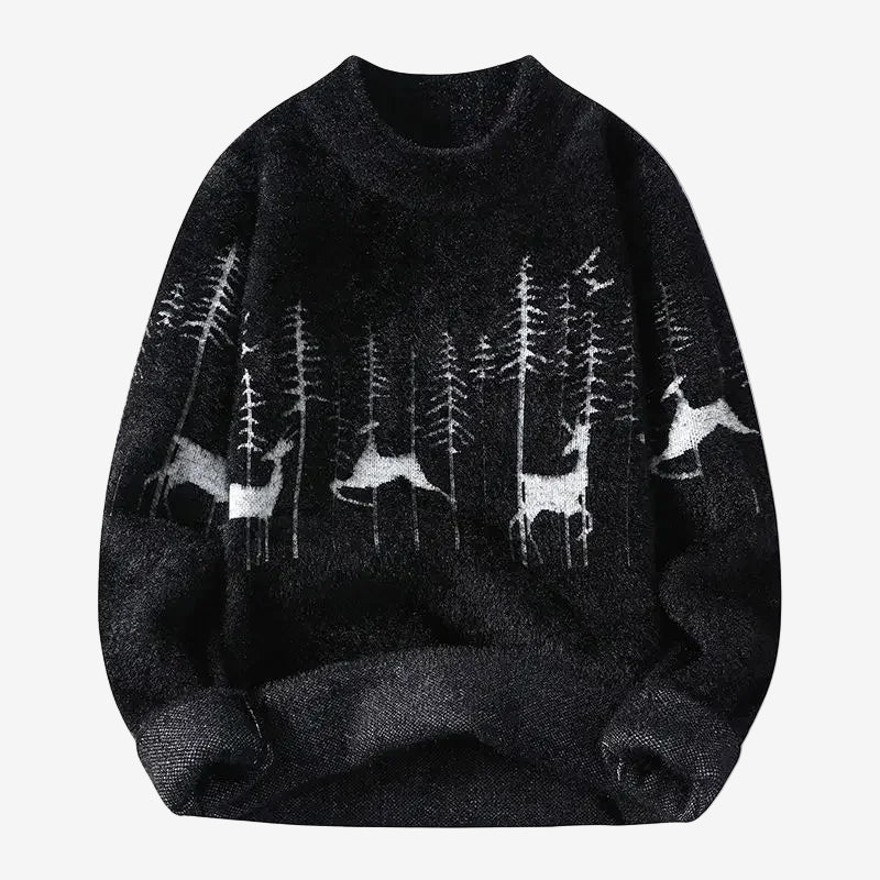 Mystic Forest Velvet Sweater