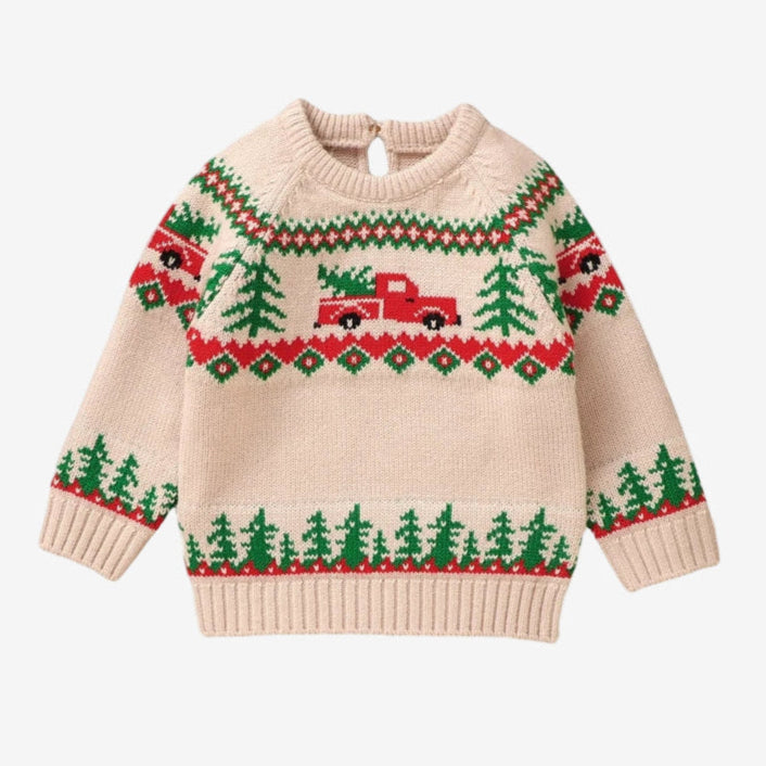 Baby Truck Sweater