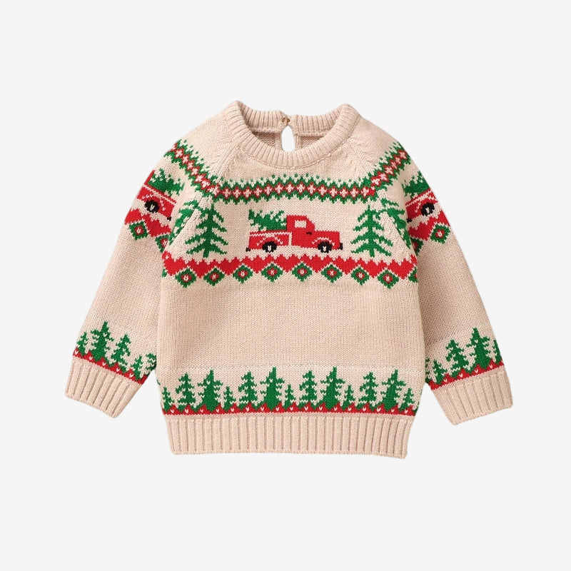 Baby Truck Sweater