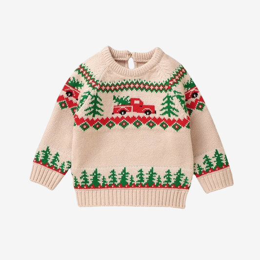 Baby Truck Sweater