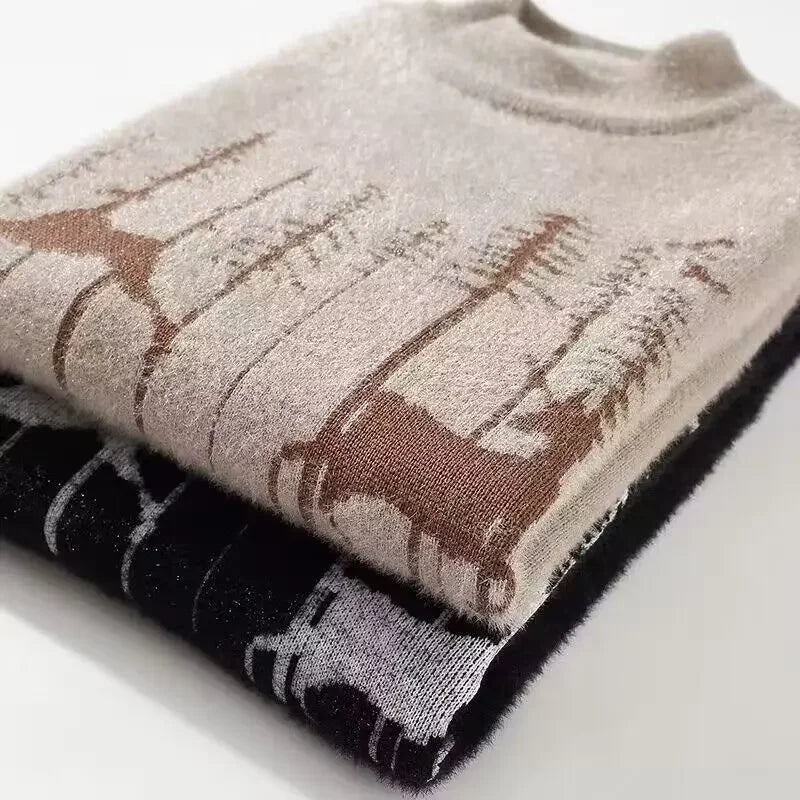 Mystic Forest Velvet Sweater