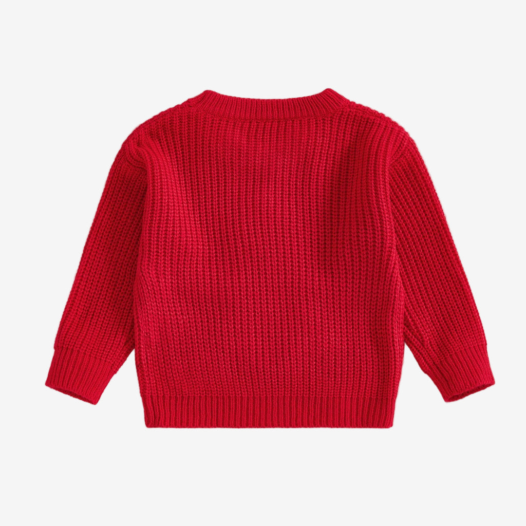 Little Tree Embroidery Sweater