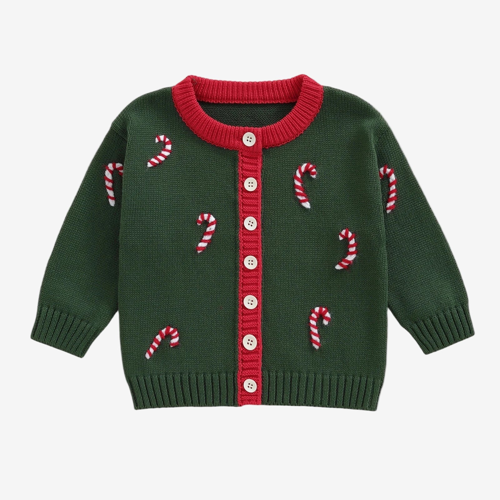 Peppermint Candy Cane Cardigan