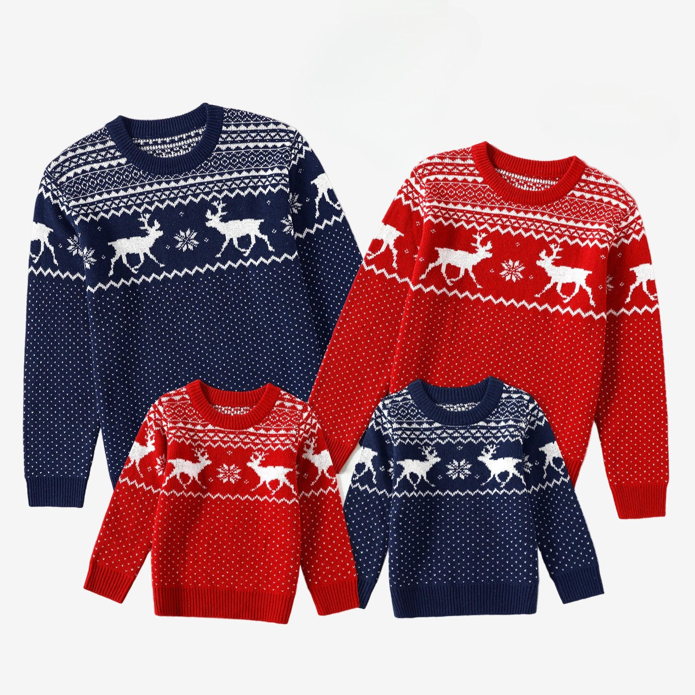 Twilight Reindeer Matching Sweaters