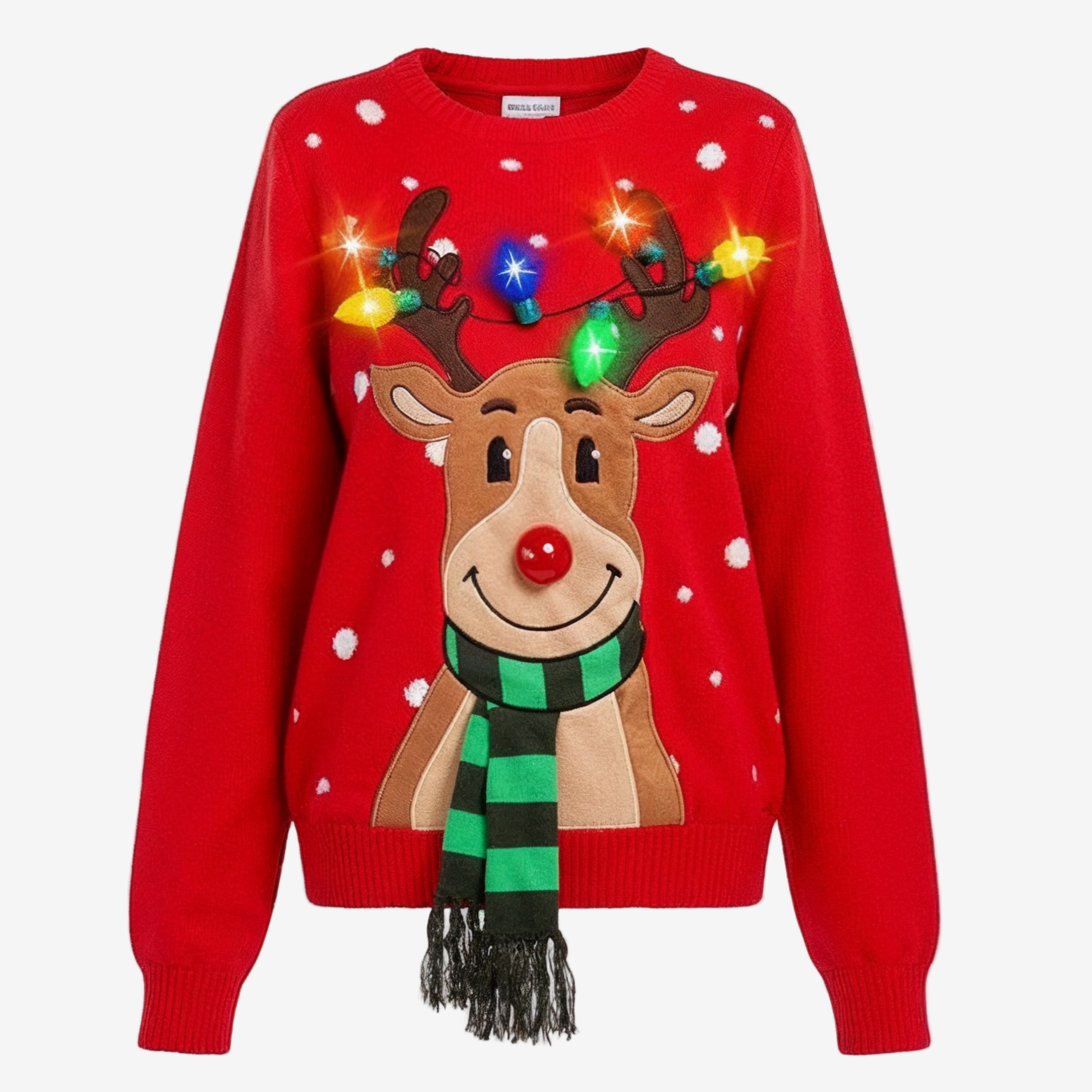 LED Light Up Reindeer Sweater